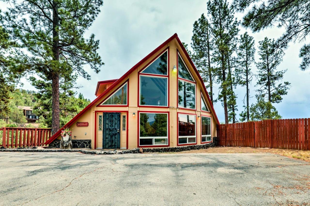 A-Frame Ruidoso Retreat With Deck, Grill And Views! Villa Exterior photo