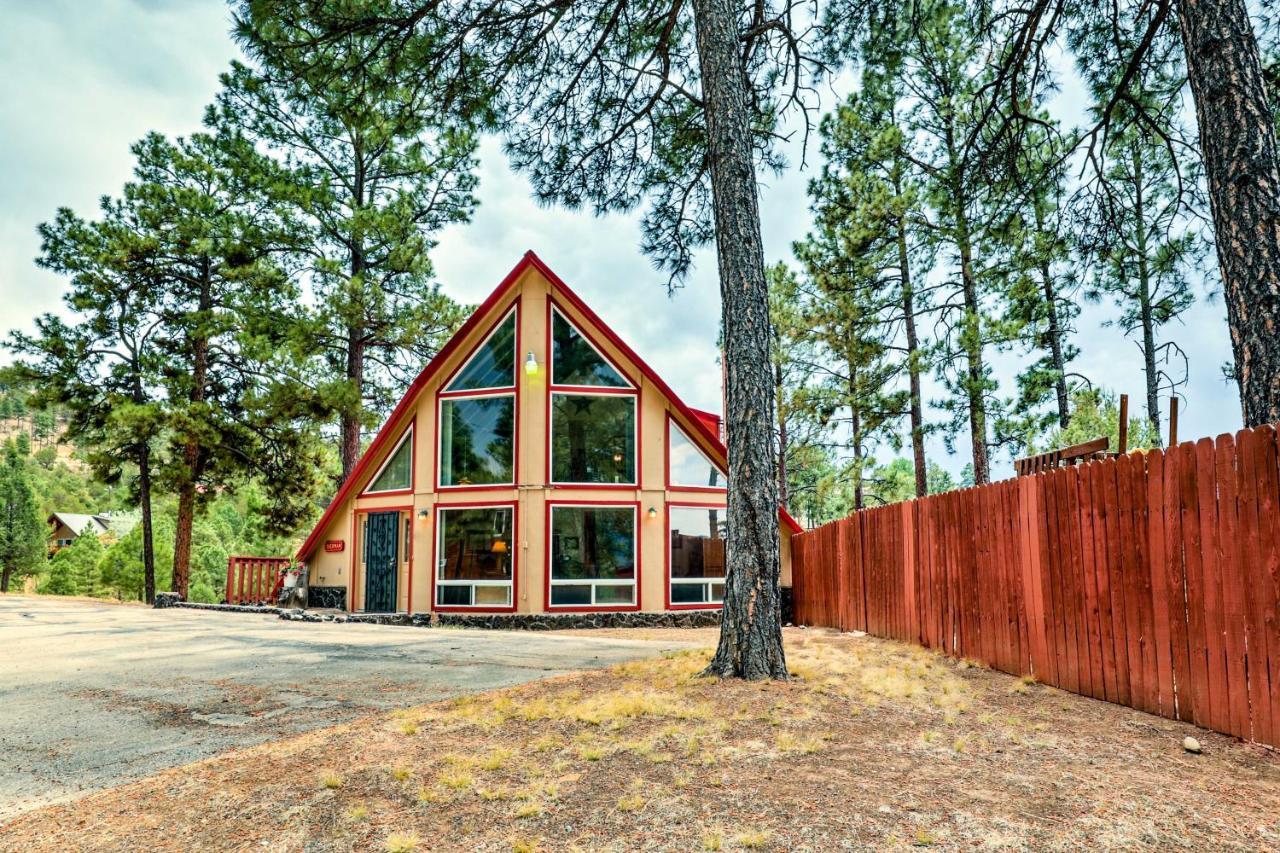 A-Frame Ruidoso Retreat With Deck, Grill And Views! Villa Exterior photo